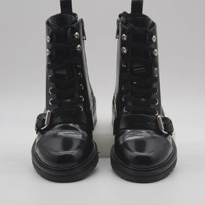 Leather Combat Boots